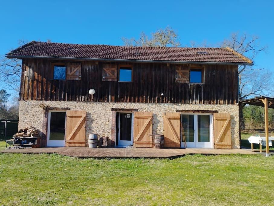 Ancienne Grange Landaise Villa Brocas ภายนอก รูปภาพ