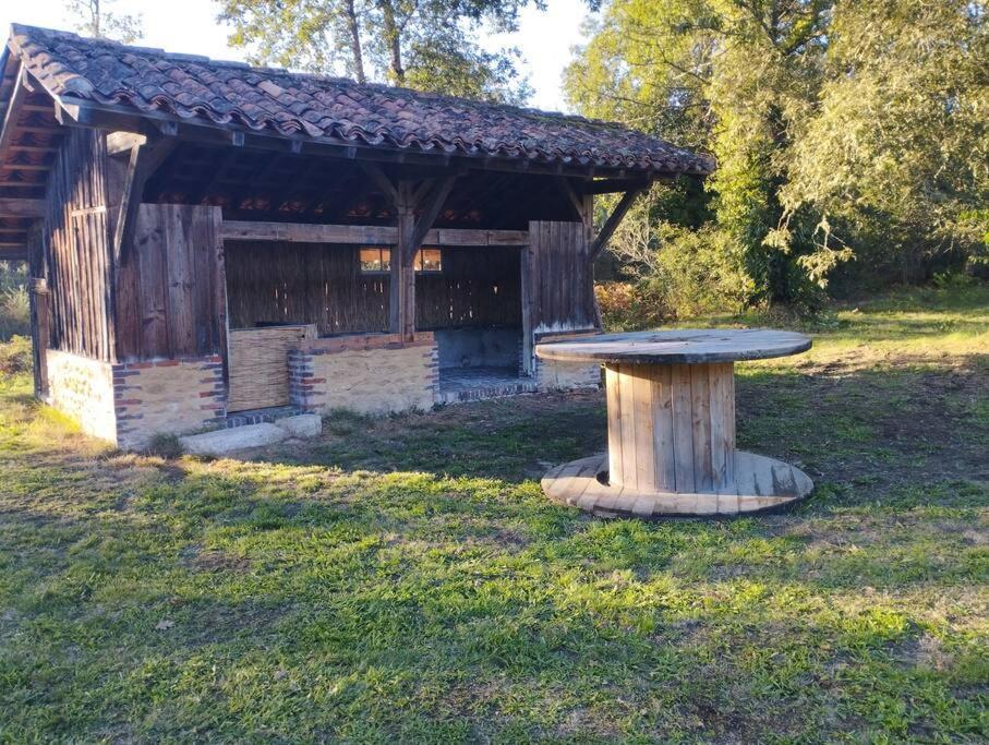 Ancienne Grange Landaise Villa Brocas ภายนอก รูปภาพ